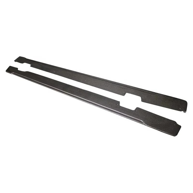 AG Style New Carbon Fiber Side Skirt for MINI JCW F56 F57 COOPER Side Separator Body Kit with Towing Hitch Cut-Outs
